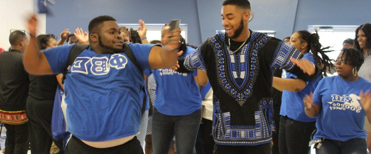 Phi Beta Sigmas in the Cafeteria